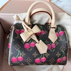 Louis Vuitton X TM Takashi Murakami Monogram Cherry Speedy Bandoulière 20
